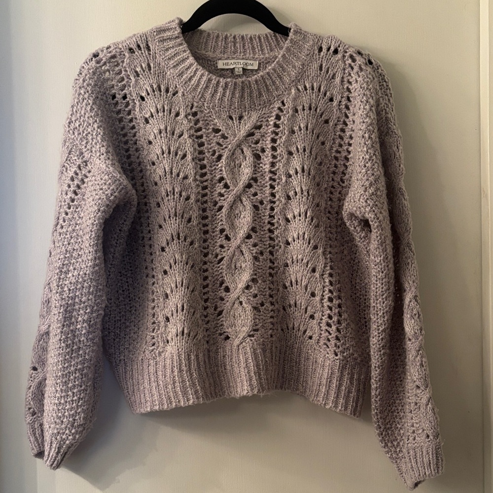 Heartloom Women's Lavender Knit Sweater